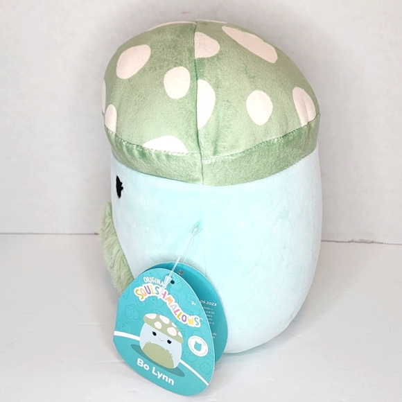 BO LYNN 🍄 FTM ☆ Blue Green Mushroom w Furry Belly Original Squishmallow ☆ NWT ☆ - Picture 5 of 7